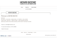 Tablet Screenshot of m.henribeene.com